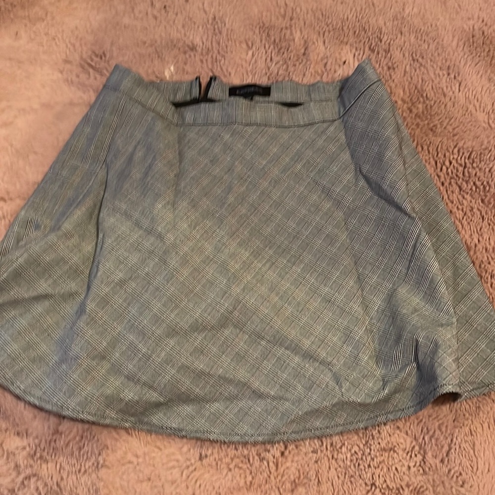 plaid skirt
